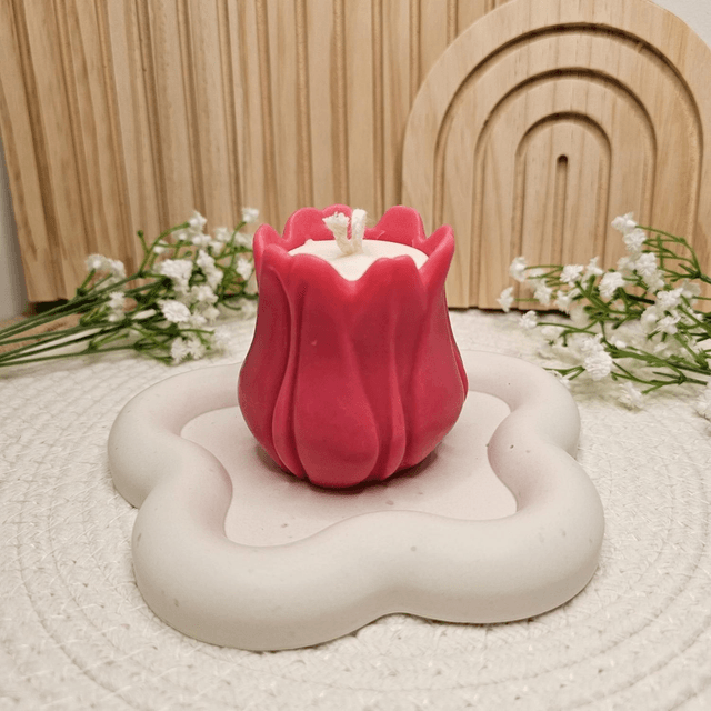 Bougie moulée Tulipe 🌷 