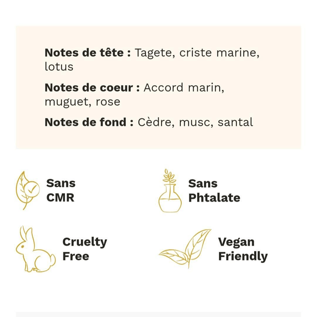 Poudre parfumée BRISE MARINE