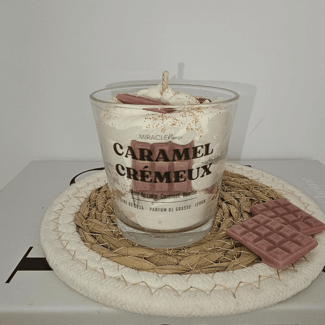 Bougie Gourmande CARAMEL CRÉMEUX 